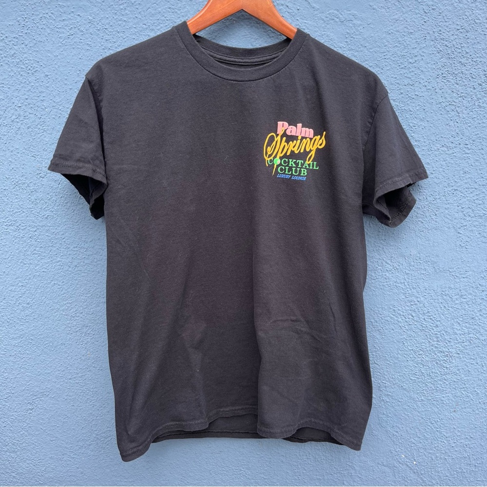 Palm Springs Cocktail Club Black T-Shirt